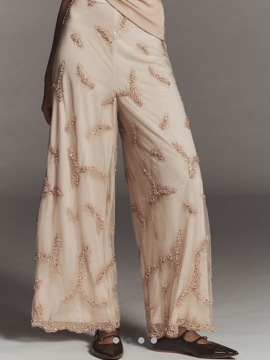 Anthropologie Pants - Bl-nk Anthro NWT Sz XS 5-star top rated stunning high rise lined wide-leg pants.